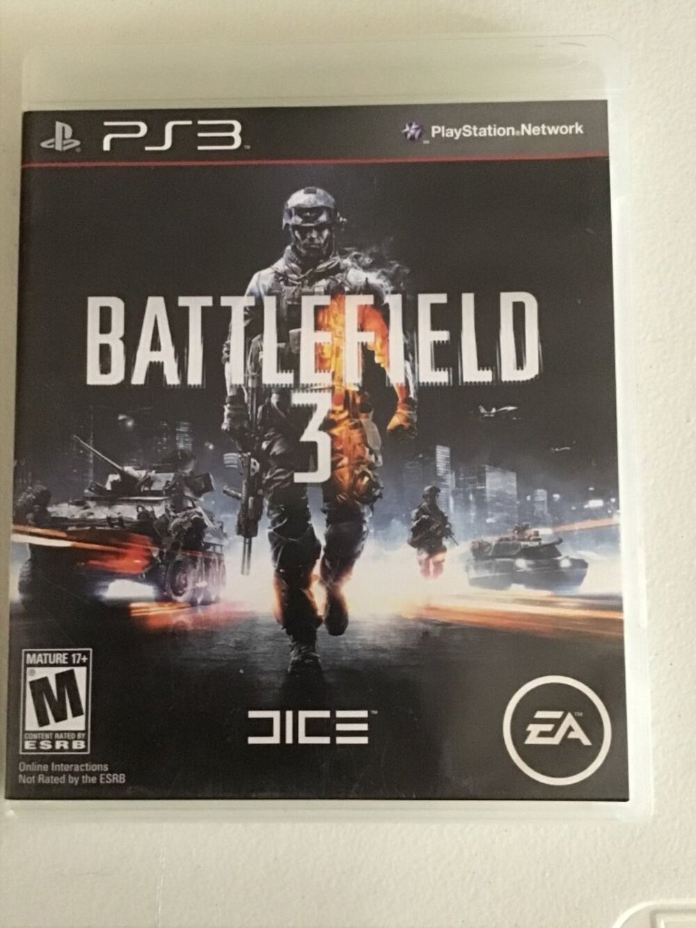 Battlefield 3 Sony PlayStation 3 PS3 Complete Game & Case CIB DICE EA FPS Shoote